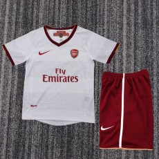 2007/08 ASN Away White Retro Kids Soccer jersey