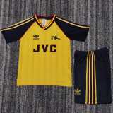 1988/89 ASN Away Yellow Retro Kids Soccer jersey