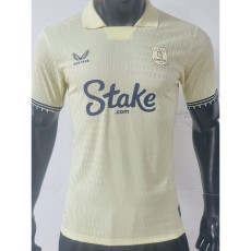[PLAYER] 2025/26 Everton Away Yellow Player Soccer jersey
