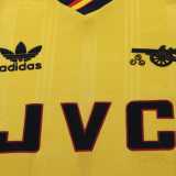 1988/89 ASN Away Yellow Retro Kids Soccer jersey