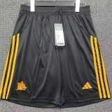 2025/26 Roma Away Black Fans Soccer Shorts