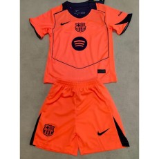 2025/26 BAR 3RD Orange Fans Kids Soccer jersey