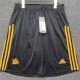 2025/26 Roma Away Black Fans Soccer Shorts