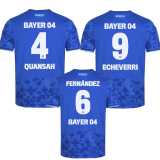 2025/26 Bayer 04 Leverkusen 3RD Blue Fans Soccer jersey