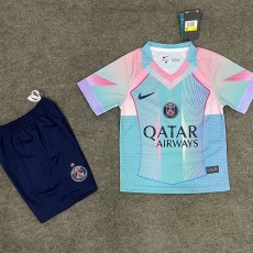 2025/26 PSG Special Edition Azure Fans Kids Soccer jersey