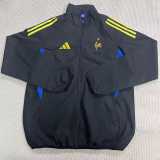2025 France Black Windbreaker