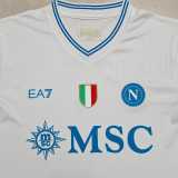 2025/26 Napoli UEFA CL Away White Fans Soccer jersey