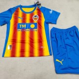 2025/26 Valencia 3RD Yellow Fans Kids Soccer jersey