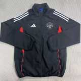 2025/26 Man Utd Black Windbreaker