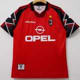 1997/98 ACM 4RD Red Retro Soccer jersey