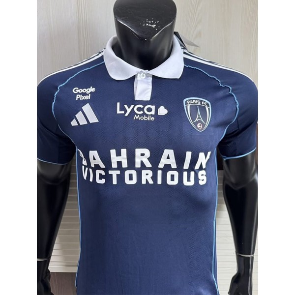 [PLAYER] 2025/26 Paris FC Home Dark Blue Player Soccer jersey