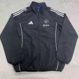 2025/26 Man Utd Black Windbreaker