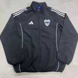 2025/26 Boca Juniors Black Windbreaker