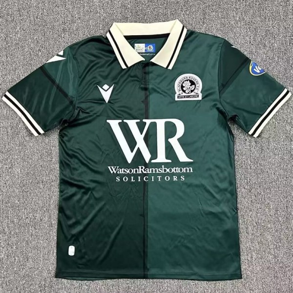 2025/26 Blackburn Rovers Away Green Fans Soccer jersey