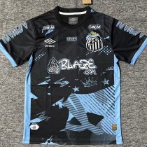2025/26 Santos FC Special Edition Black Fans Soccer jersey