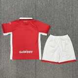 2025/26 Bristol City Home Red Fans Kids Soccer jersey