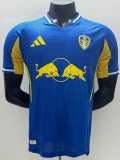 [PLAYER] 2025/26 Leeds United Away Blue Player Soccer jersey