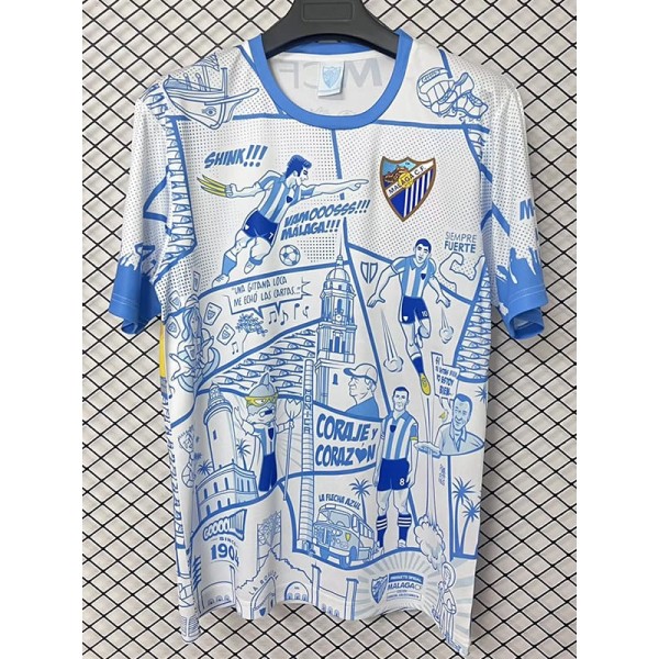 2025/26 Malaga CF Special Edition White Fans Soccer jersey