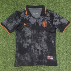 2025 Netherlands Special Edition Black Fans Soccer jersey