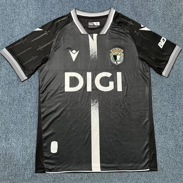 2025/26 Burgos CF Away Black Fans Soccer jersey