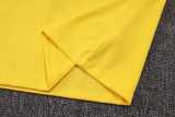 2025/26 Brazil Yellow Half Pull Tracksuit