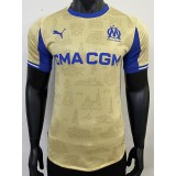 [PLAYER] 2025/26 Marseille 4RD Yellow Player Soccer jersey