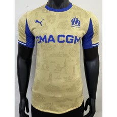 [PLAYER] 2025/26 Marseille 4RD Yellow Player Soccer jersey
