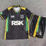 2025/26 Charlton Athletic 3RD Black Fans Kids Soccer jersey