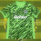 2025/26 Sporting Lisbon GKG Green Fans Soccer jersey
