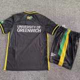 2025/26 Charlton Athletic 3RD Black Fans Kids Soccer jersey
