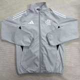 2025/26 Flamengo Gray Windbreaker