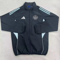 2025/26 Man Utd Black Windbreaker