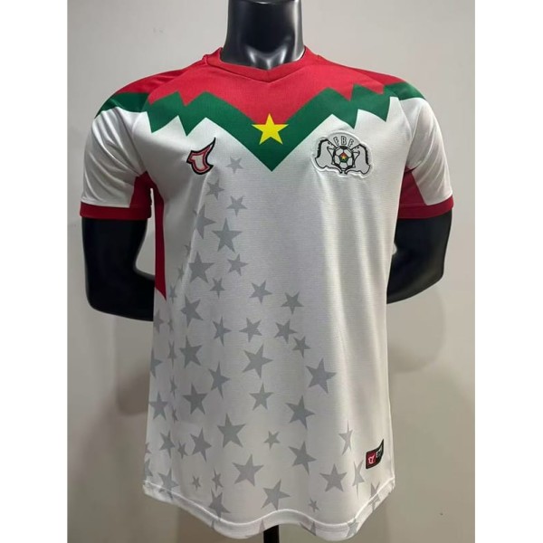 2025 Burkina Faso Away White Fans Soccer jersey