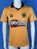 2002/03 Wolves Home Yellow Retro Soccer jersey