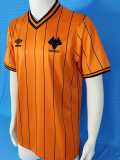 1985/86 Wolves Home Orange Retro Soccer jersey