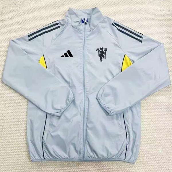 2025/26 Man Utd Gray Windbreaker