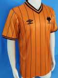 1985/86 Wolves Home Orange Retro Soccer jersey