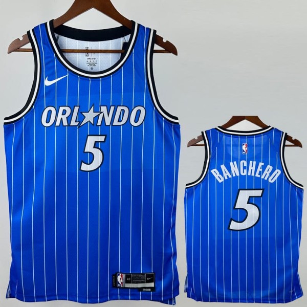 2025/26 MAGIC BANCHERO #5 Blue NBA Jerseys