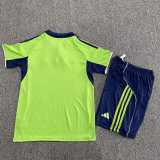 2025/26 Fulham Away Aqua Fans Kids Soccer jersey