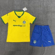 2025/26 Palmeiras 3RD Yellow Fans Kids Soccer jersey