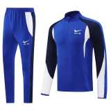 2025 WQD Dark Blue Half Pull Tracksuit