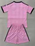 2025/26 Bayern GKP Pink Fans Kids Soccer jersey