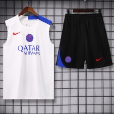 2025/26 PSG White Training Shorts Suit