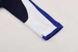 2025 WQD Dark Blue Half Pull Tracksuit
