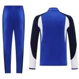 2025 WQD Dark Blue Half Pull Tracksuit