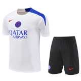 2025/26 PSG White Training Shorts Suit