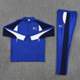 2025 WQD Dark Blue Half Pull Tracksuit