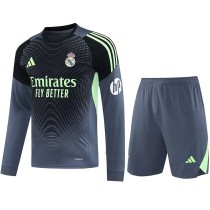 2025/26 R MAD GKB Black Fans Long Sleeve Men Sets Soccer jersey