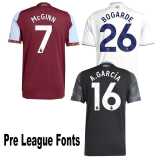 2025/26 Aston Villa GKB Black Fans Soccer jersey