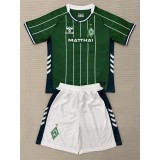 2025/26 SV Werder Bremen Home Green Fans Kids Soccer jersey